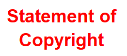 Statement of Copyright